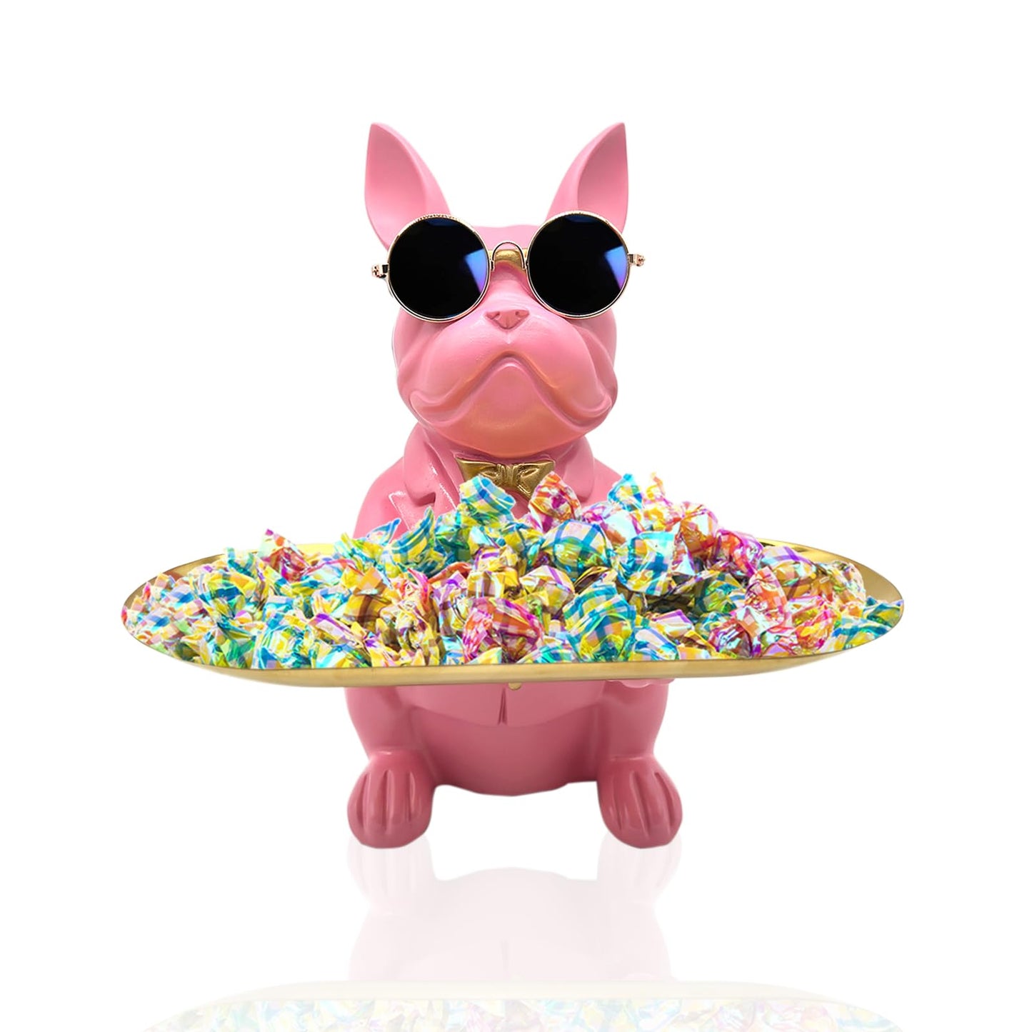 Dluxe Ave. Tray Statue/ Candy Dish/ Key Holder/ Pink