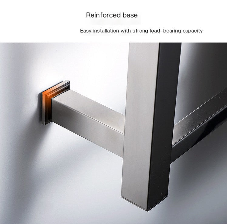 Dluxe Ave. Chrome Heated Towel Rack with Temperature Control (1 pc)