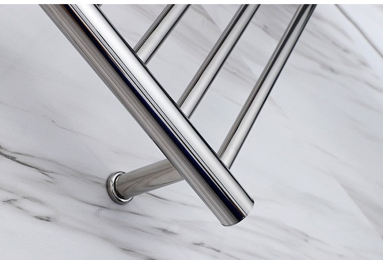 Dluxe Ave. Chrome Heated Towel Rack with Temperature Control (1 pc)