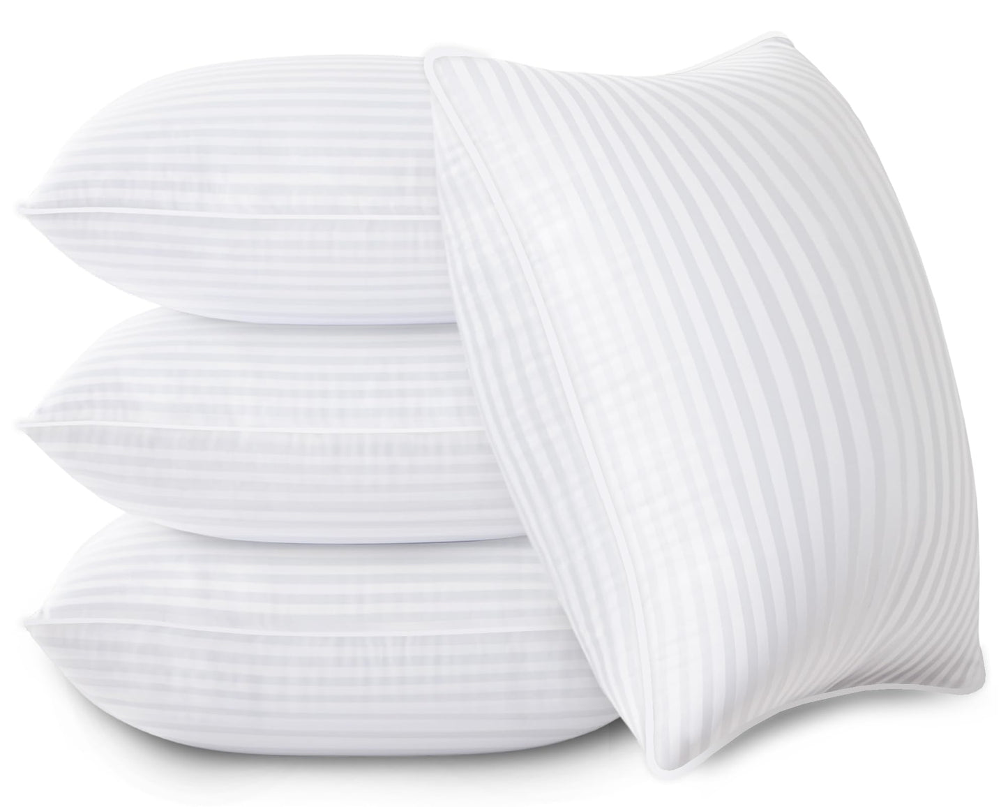 Dluxe Ave. 20x20 Throw Pillow Insert/ Set of 4/ Down Alternative/ White