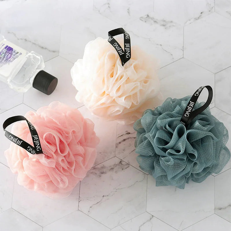 Dluxe Ave. Soft Mesh Bath Sponge Balls for Exfoliating Cleanse