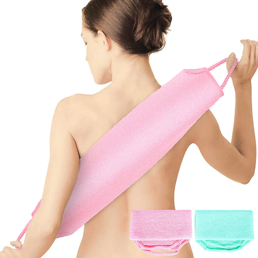 Dluxe Ave. Stretchable Nylon Exfoliating Body Scrubber  for Shower/ 2 Pack