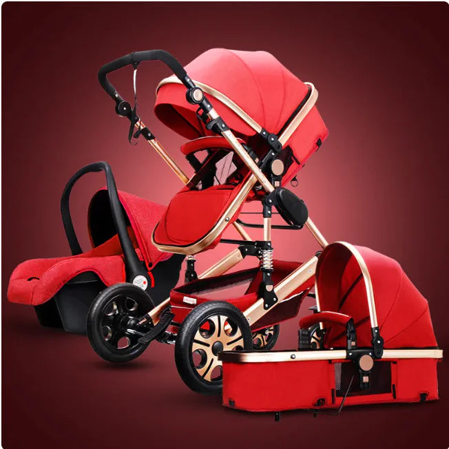 Dluxe Ave. High-View Foldable Stroller – Sit & Recline Comfort