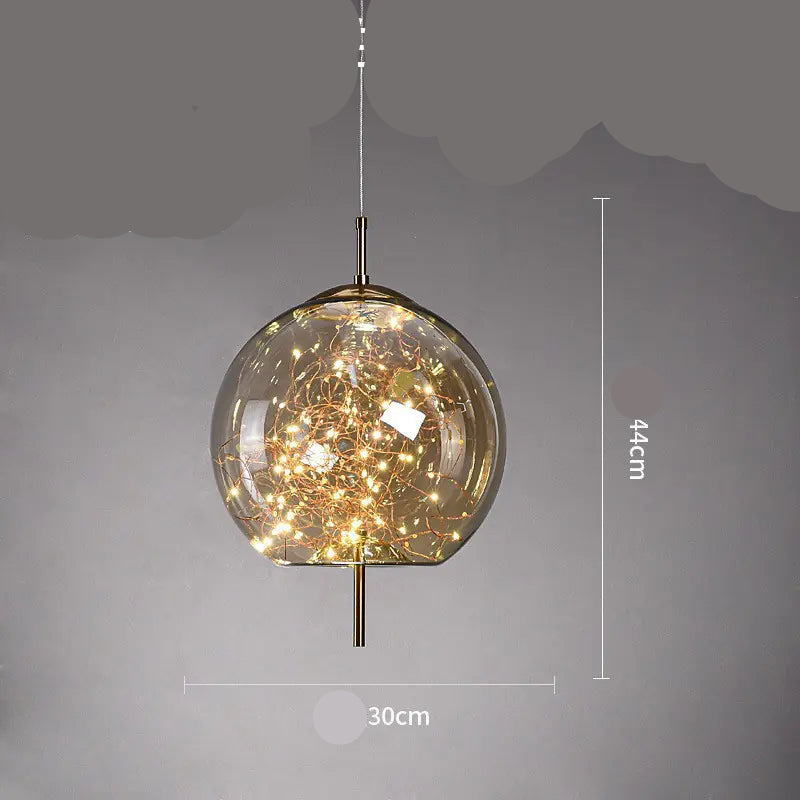 Dluxe Ave. Nordic Style Glass Pendant Light for Bar and Hotel