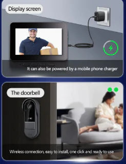 Dluxe Ave. Home Wireless Video Door bell