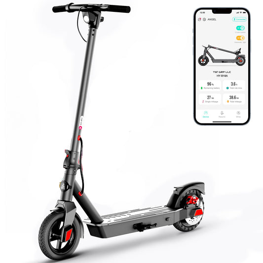 Dluxe Ave. Electric Scooter for Adults/ Up to 19 MPH and 20/30 Miles/ Long-Range 500W Peak Motor/ Foldable