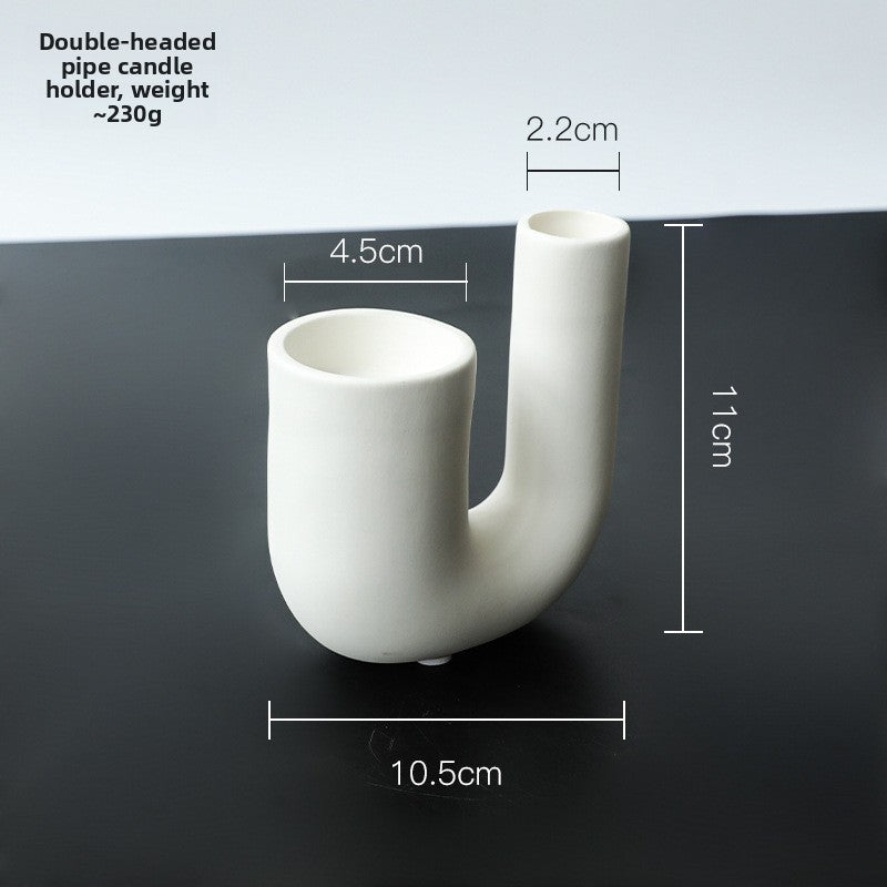 Ceramic candle holder