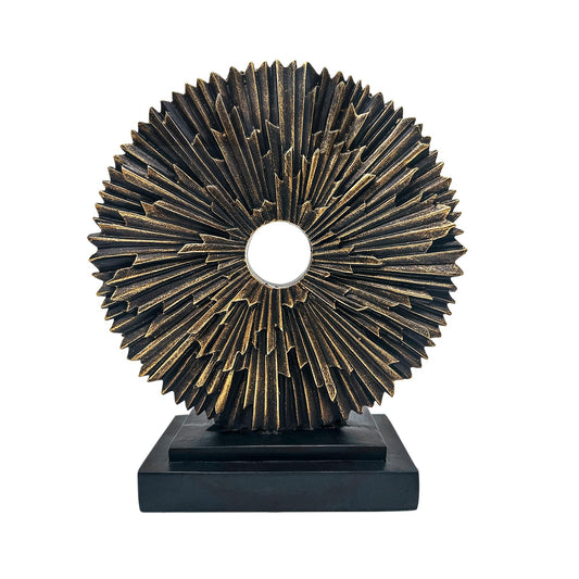 Dluxe AVE.  Black Abstract Statue Modern Decorative Home, Office Desk Sculpture