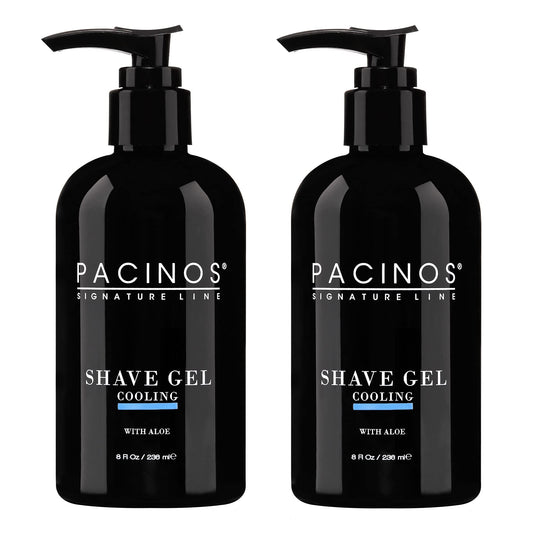 Dluxe Ave. Pacinos Shave Gel - Cooling Gel with Aloe Vera  8 Fl. Oz