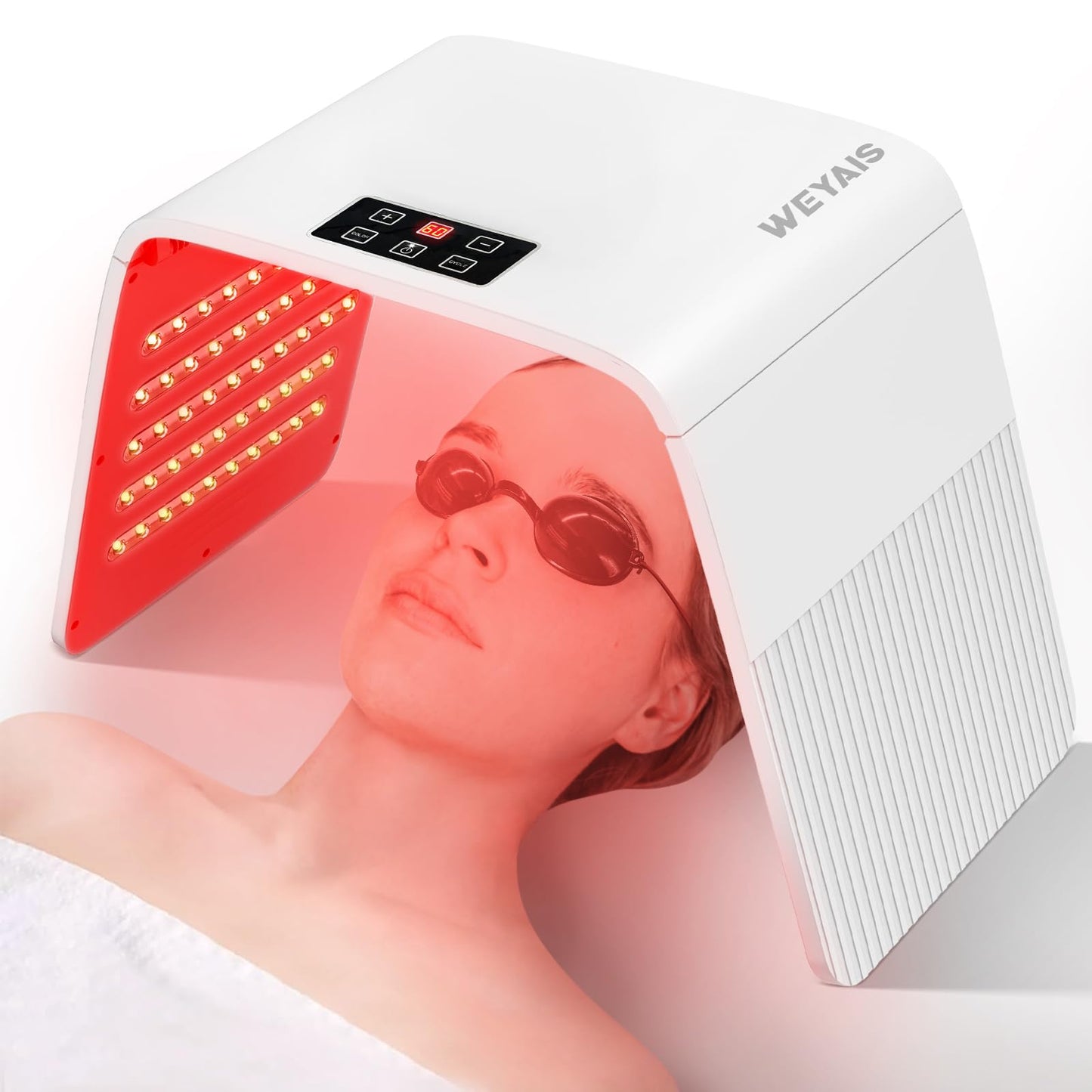 Dluxe Ave. Red-Light-Therapy Red Light Therapy for Face/ 7 Colors