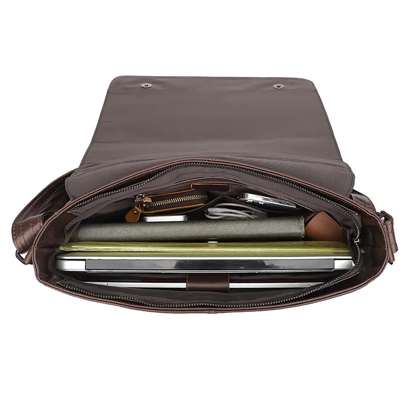 Dluxe Ave. Genuine Leather Business Bag