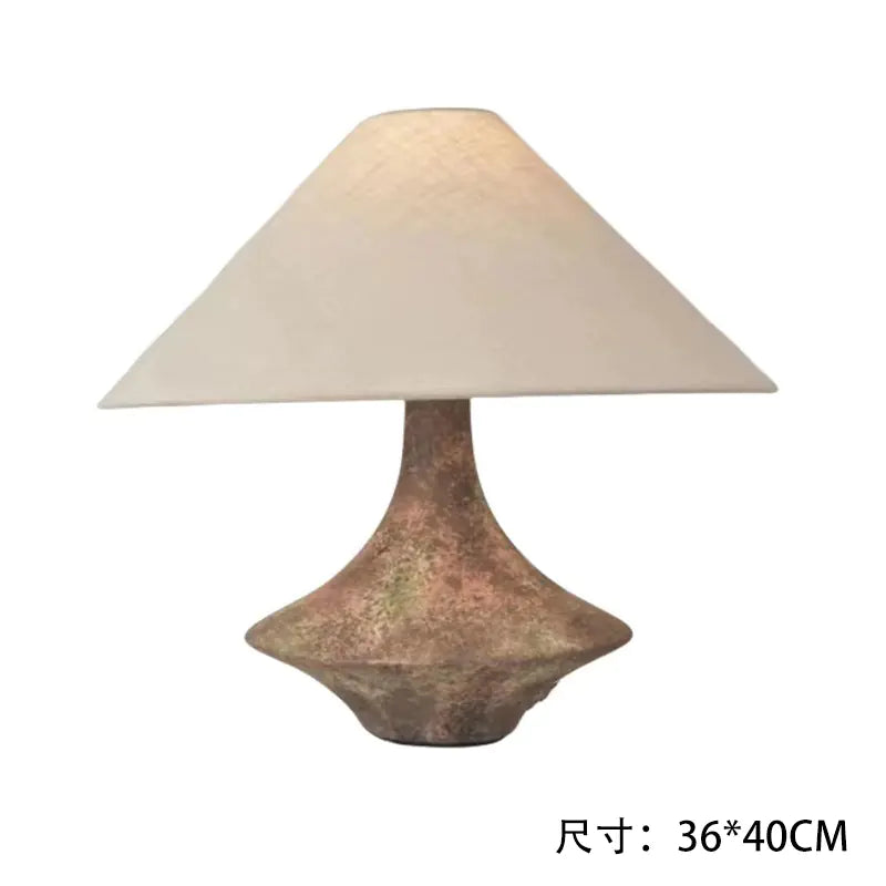 Dluxe Ave. Zhongshan Ceramic Table Lamp - Vintage Japanese Style