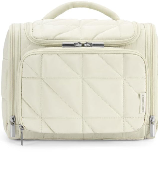 Dluxe Ave. Toiletry Bag Travel Bag with Hanging Hook/ Beige