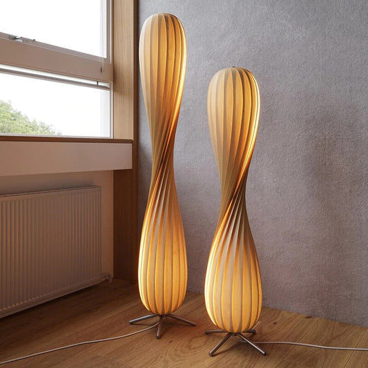 Dluxe Ave. Nordic Wood Veneer LED Table Lamp