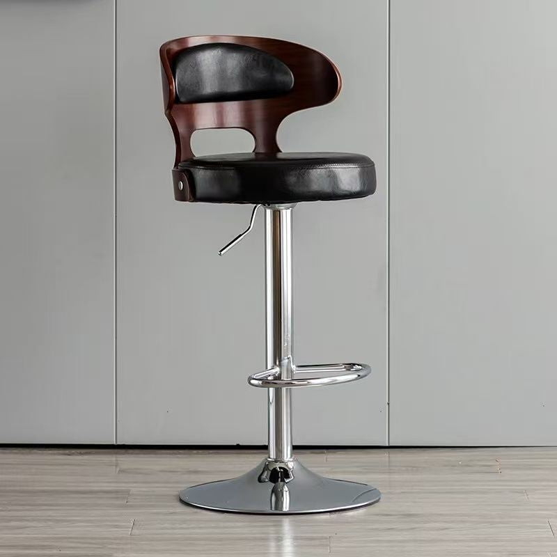Front desk cash register high stool