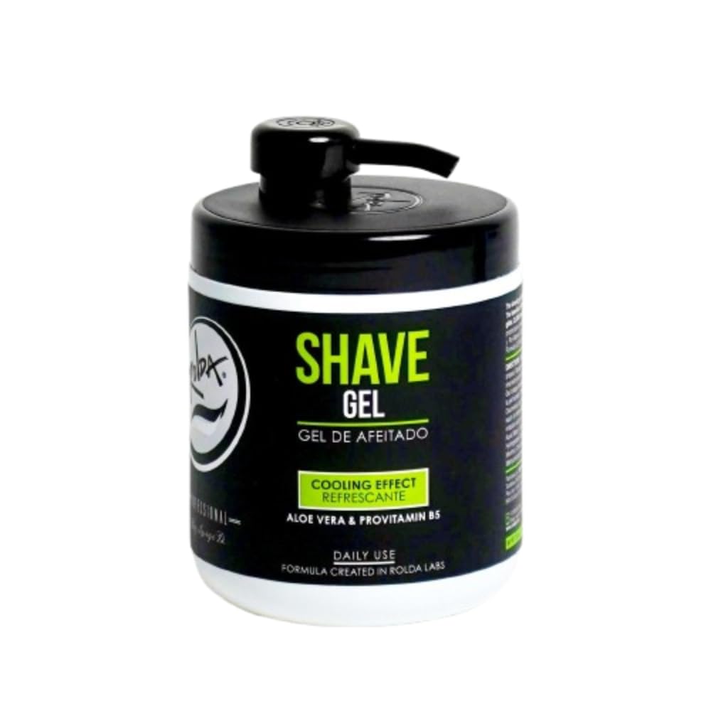 Dluxe Ave. Rolda Refreshing Shave Gel For Sensitive Skin Pro-Vitamin B5 (17.63oz | 500g)