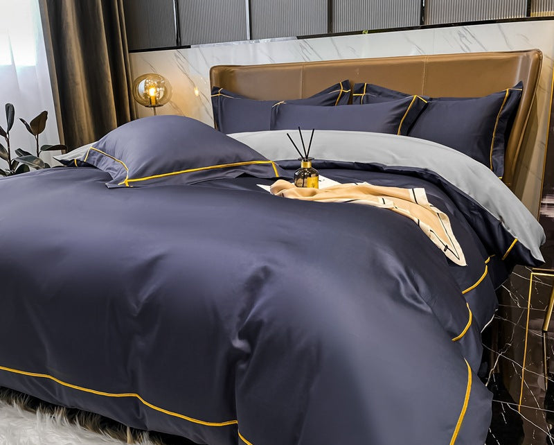 Dluxe Ave. Light Luxury Pure Cotton Four-Piece Set