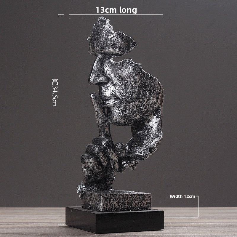 Abstract Resin Sculpture Ornament