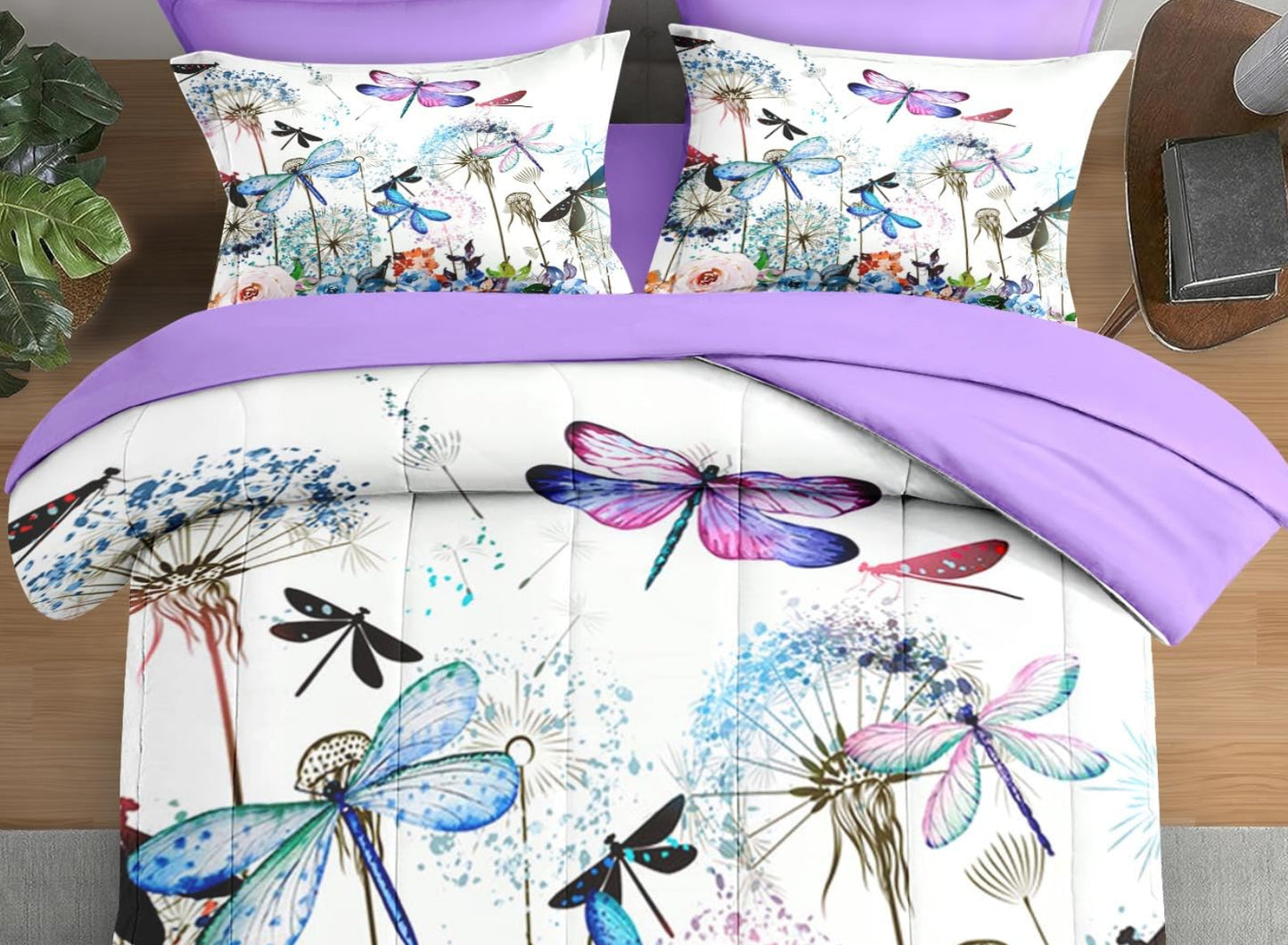 Dluxe Ave. ( KING ) 7 Pcs Comforter and Bedding Set