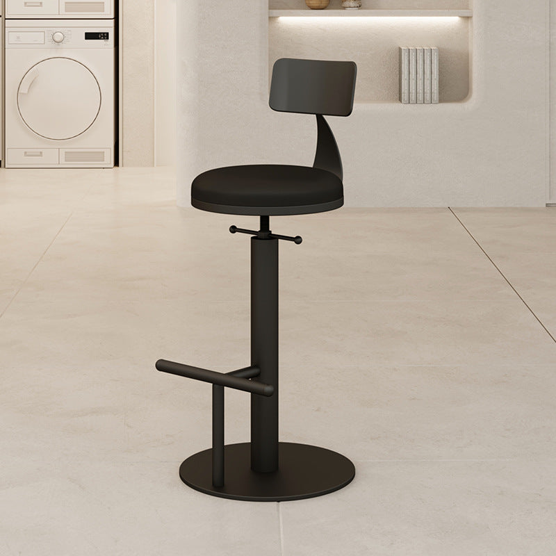 Adjustable Height Swivel Bar Stool