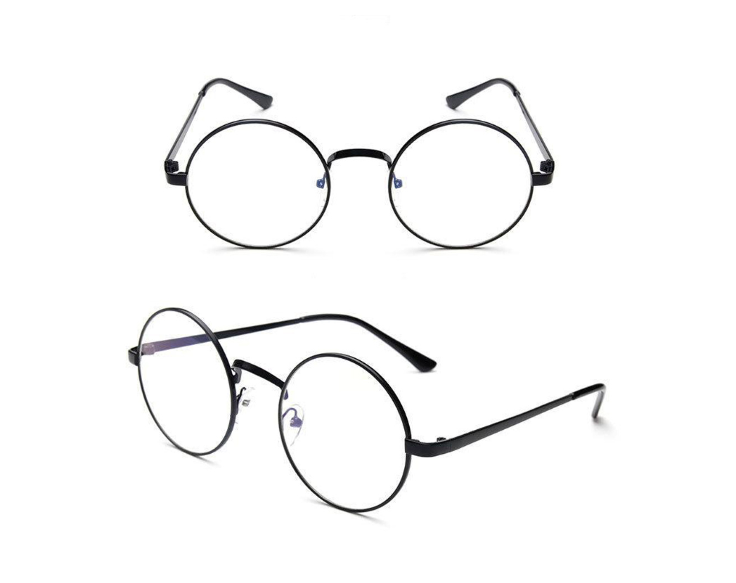 Round Frame Decorative Metal Glasses (Non-Prescription)