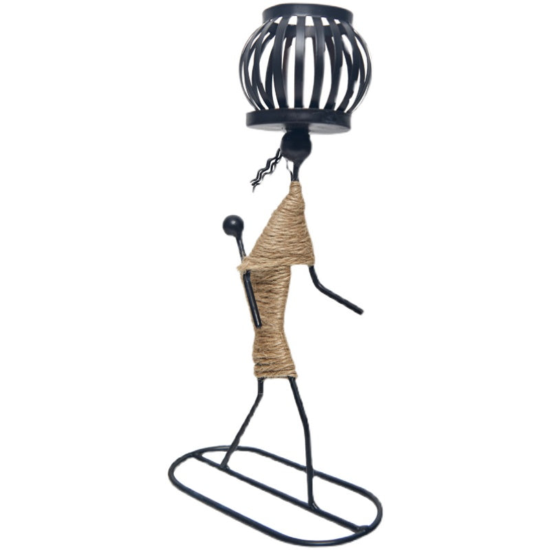 Creative Iron Candle Holder