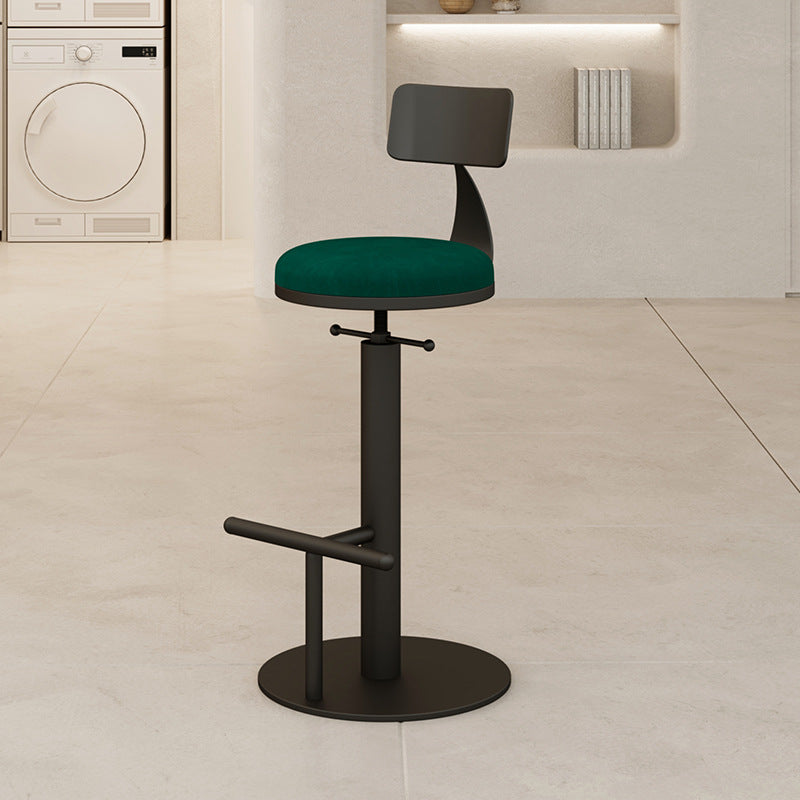 Adjustable Height Swivel Bar Stool