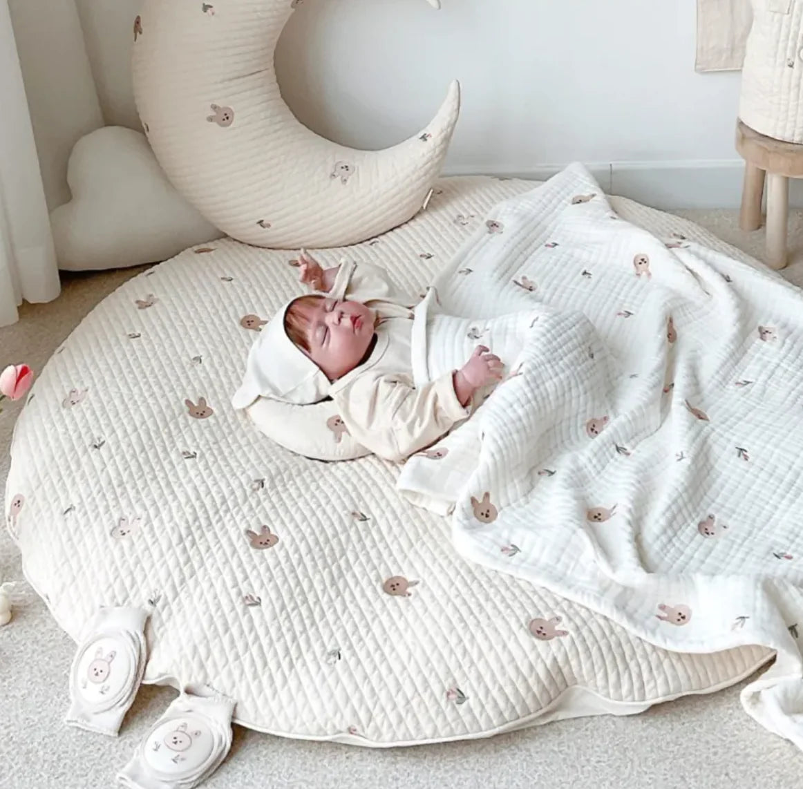 Dluxe Ave. Infant Round Crawling Play Mat