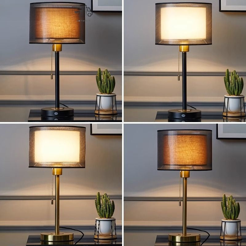 Retro Bedside Table Lamp