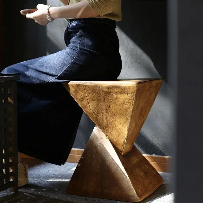 Creative Bedroom Bedside Table Nordic Minimalist Magnesium Oxide Coffee Table