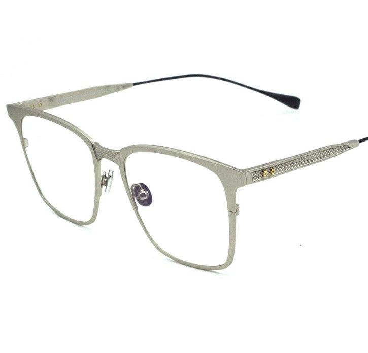 Trendy Square Metal Glasses Frame for Men and Women