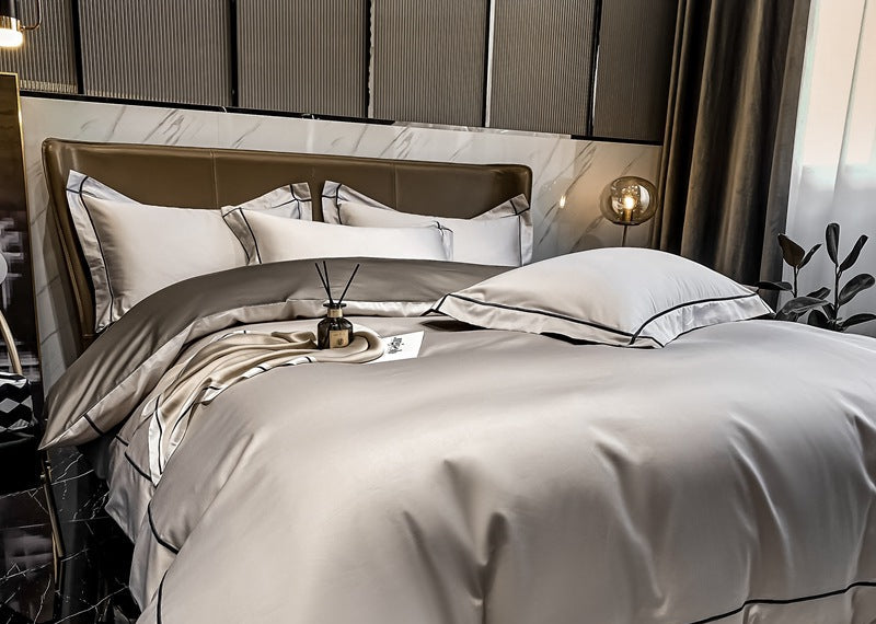 Dluxe Ave. Light Luxury Pure Cotton Four-Piece Set