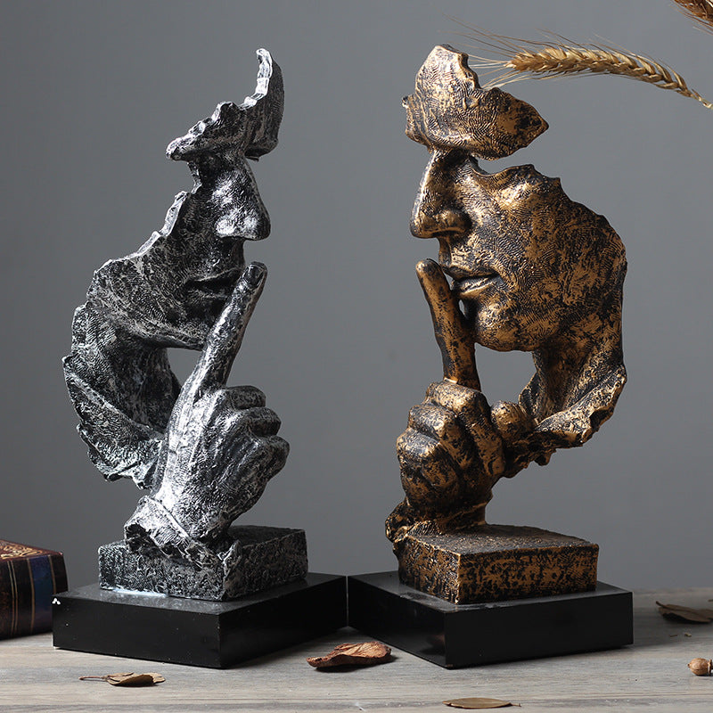 Abstract Resin Sculpture Ornament