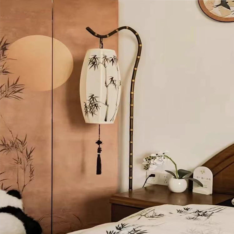 Chinese Retro Floor Lamp LED Standing Light