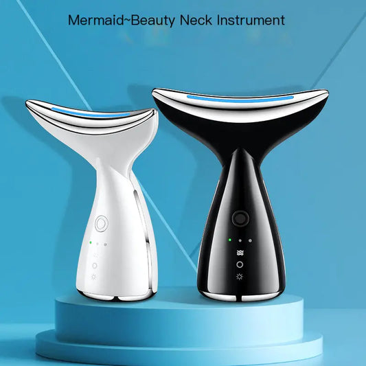 Dluxe Ave. Neck Massager Dolphin Device for Skin Care and Firming