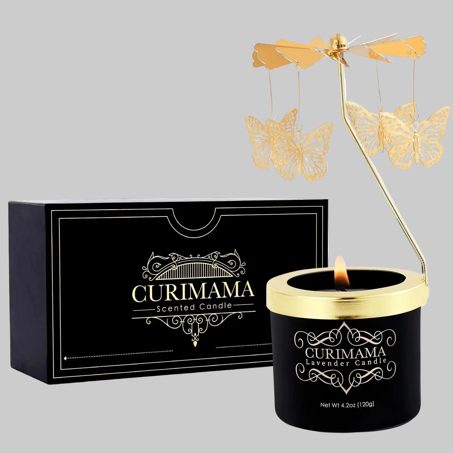 Dluxe Ave. Unique Butterfly Candle Gift, Lavender