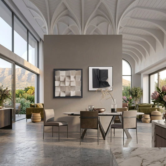 Dluxe Ave. Abstract Geometric Wall Art Painting