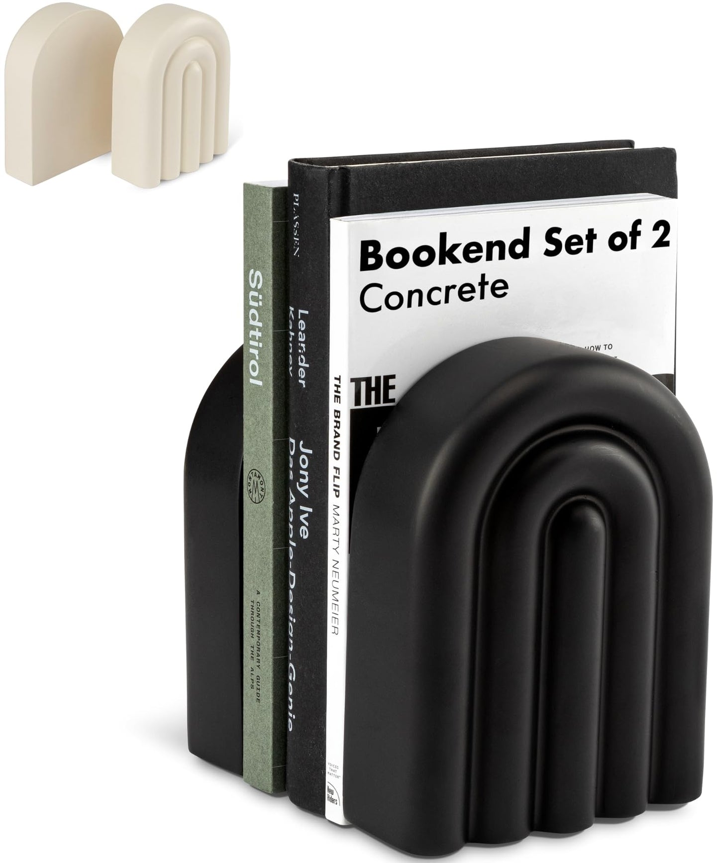 Dluxe Ave. Concrete Book Ends