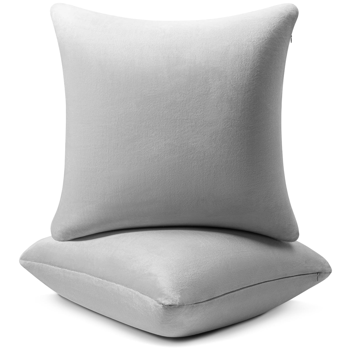 Dluxe Ave. AM AEROMAX 22 ×22 Pillow Insert/ Set of 2/ Memory Foam/ Grey
