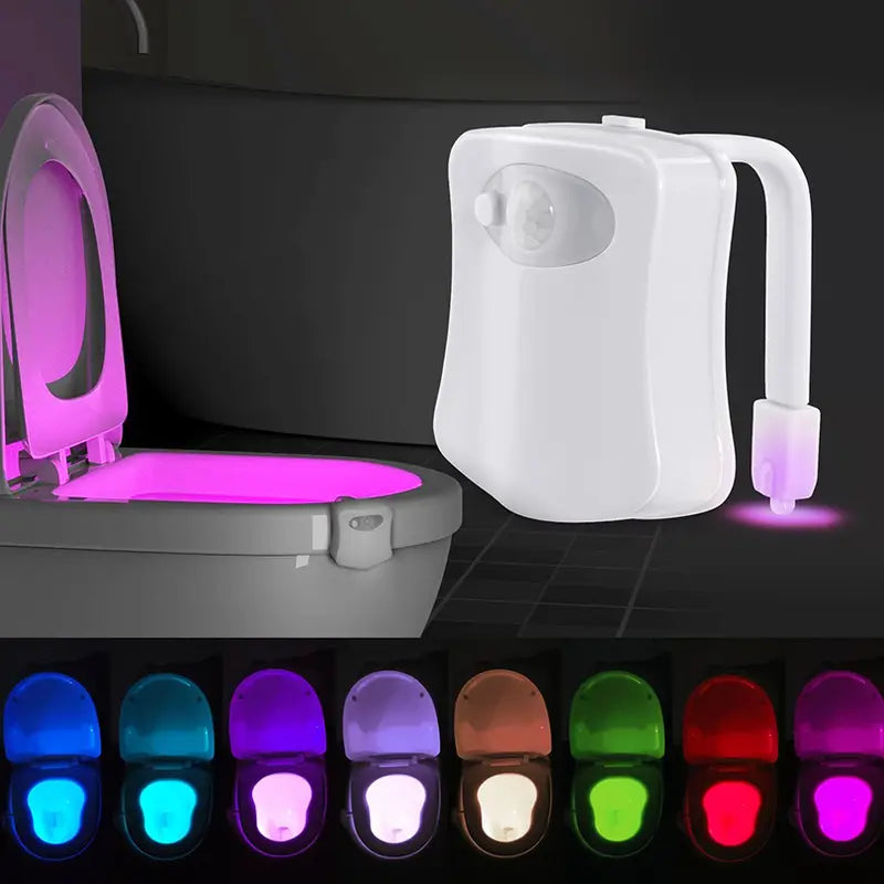 Dluxe Ave. LED Toilet Night Light with PIR Motion Sensor (16 Colors)