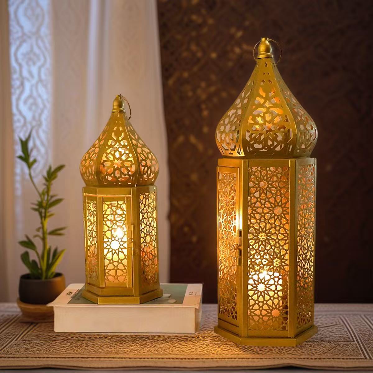 Retro Iron Moroccan Lantern