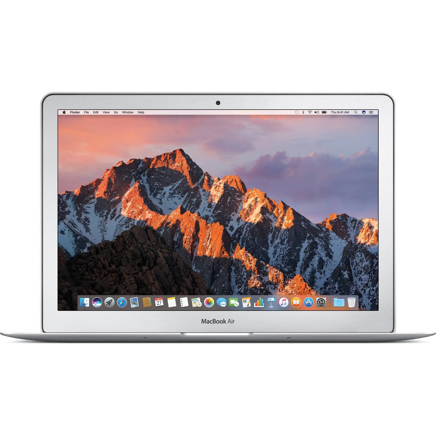 Dluxe Ave. Apple Macbook Air 2017 with 1.8GHz Intel Core i5 (13-inch 8GB RAM 128GB SSD Storage) (QWERTY English) Silver (Renewed)