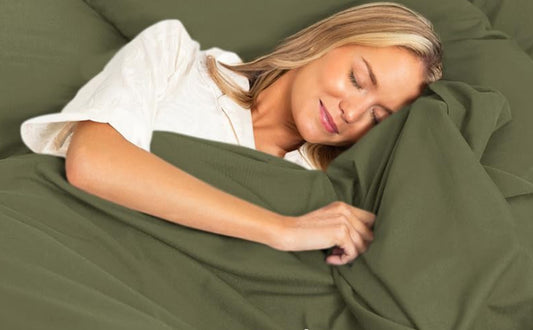Dluxe Ave. ( CALI./ KING ) 4 Pcs 400 Thread Count Cotton Sheet Set, 100% Cotton,  Deep Pocket, Hotel Quality, Sage Green