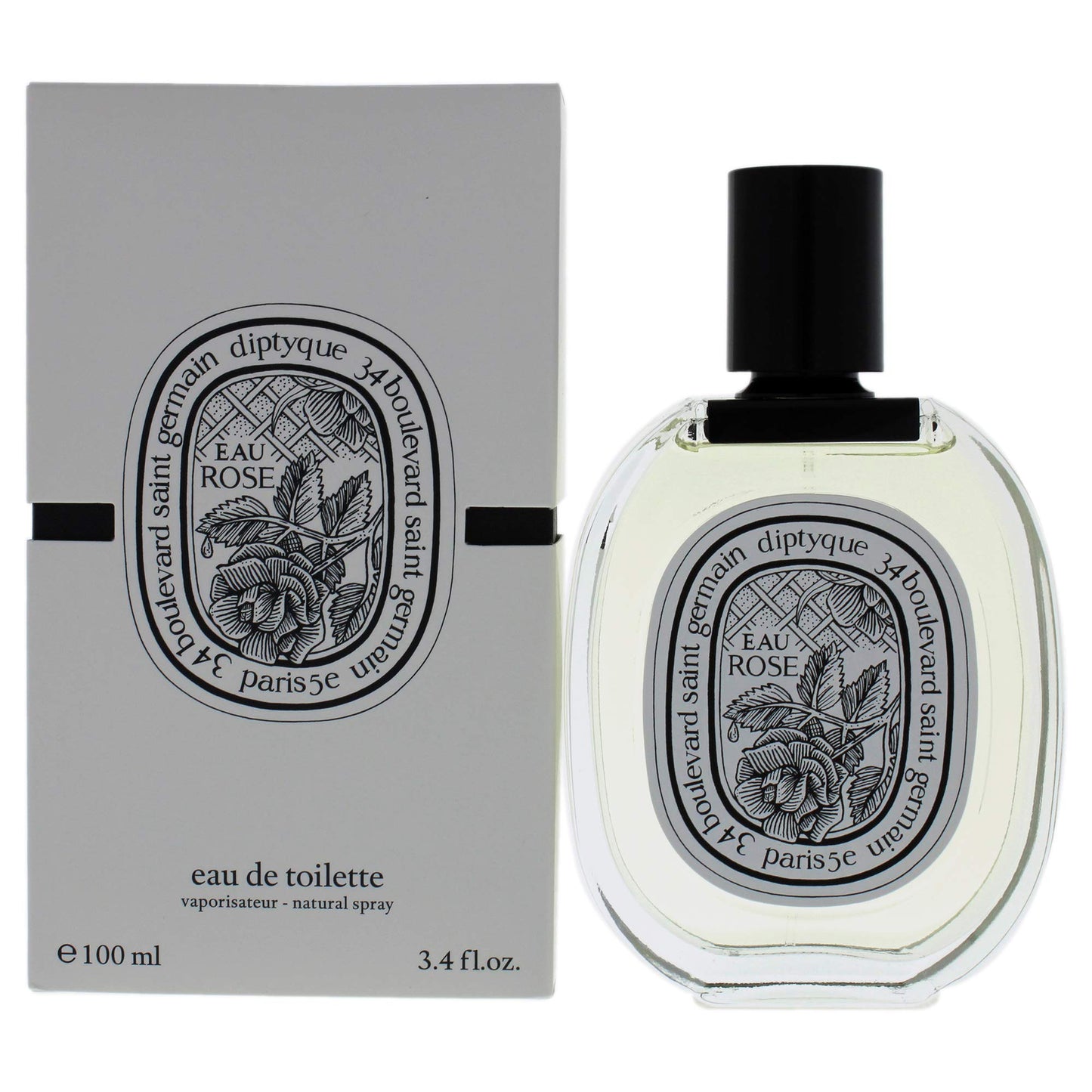 Dluxe Ave. Diptyque Eau Rose Eau de Toilette - 3.4 oz