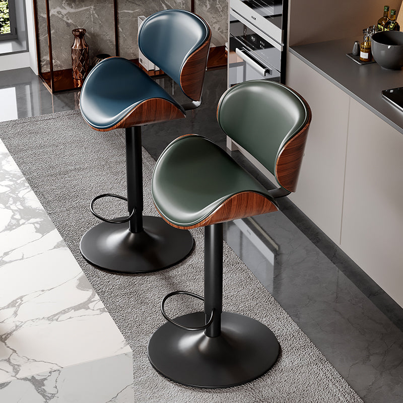 Adjustable Swivel Bar Stool