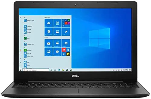 Dluxe Ave. Dell 2020 Inspiron 15 15.6" HD High Performance Laptop Intel Core i3-1005G1 Processor 4GB RAM 128GB SSD HDMI USB 3.1 Webcam Wireless-AC Bluetooth Wave MaxxAudio Pro Windows 10 S Black