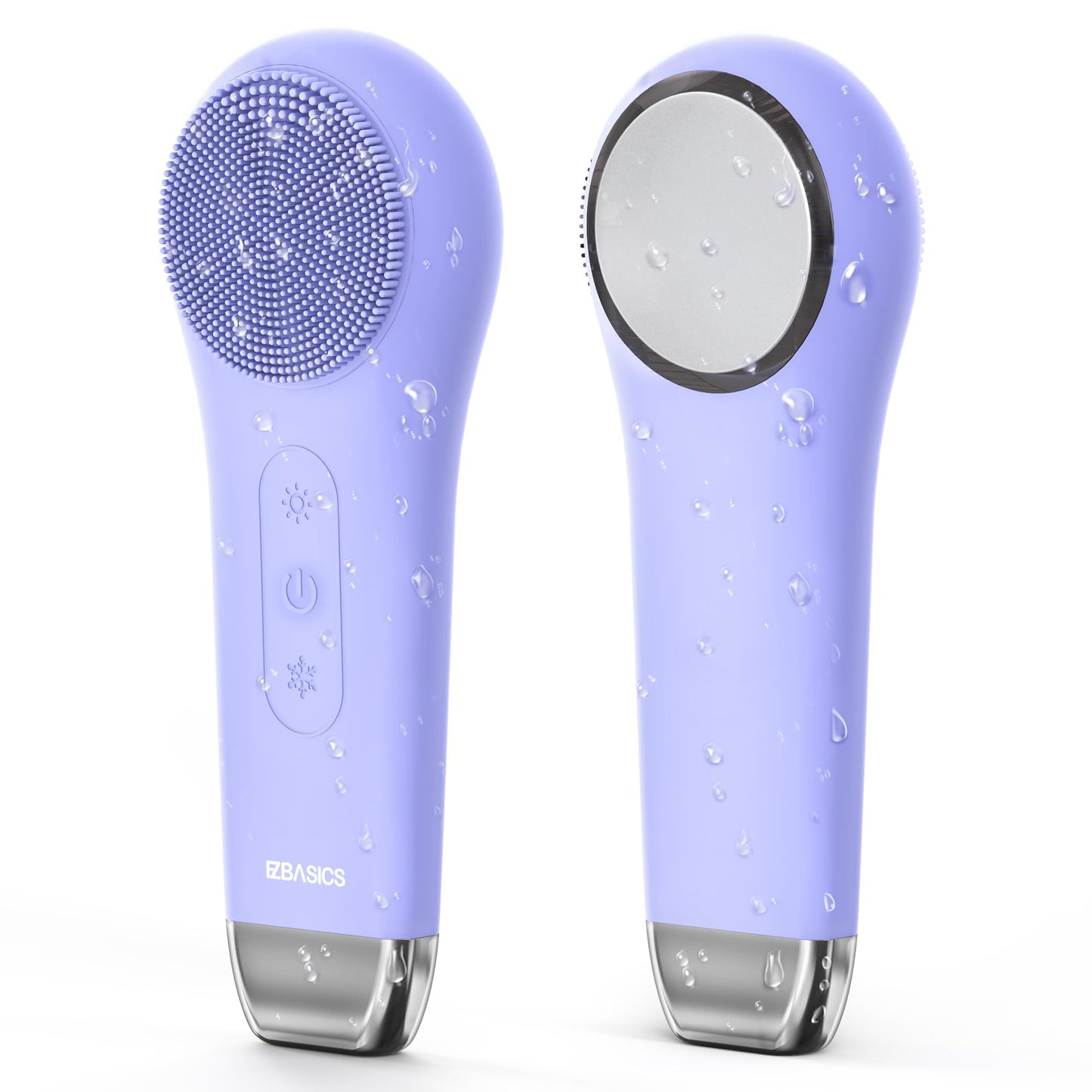 Dluxe Ave.  Rechargeable Face Brushes /Scrubber Cleanser Brush 1 Pack+3 Modes/ Violet