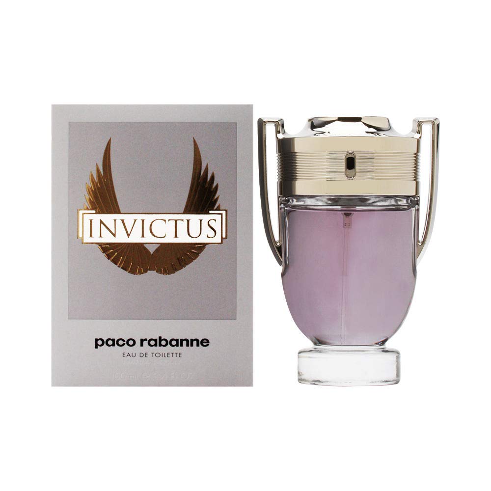 Dluxe Ave. Paco Rabanne Invictus Fragrance For Men - Ecstatically Addictive - Scent Of Victory - Notes Of Sea Grapefruit And Guaiac Wood - Smash Up Of Freshness And Heat - Powerful Stimulant - Edt Spray - 3.4 Oz