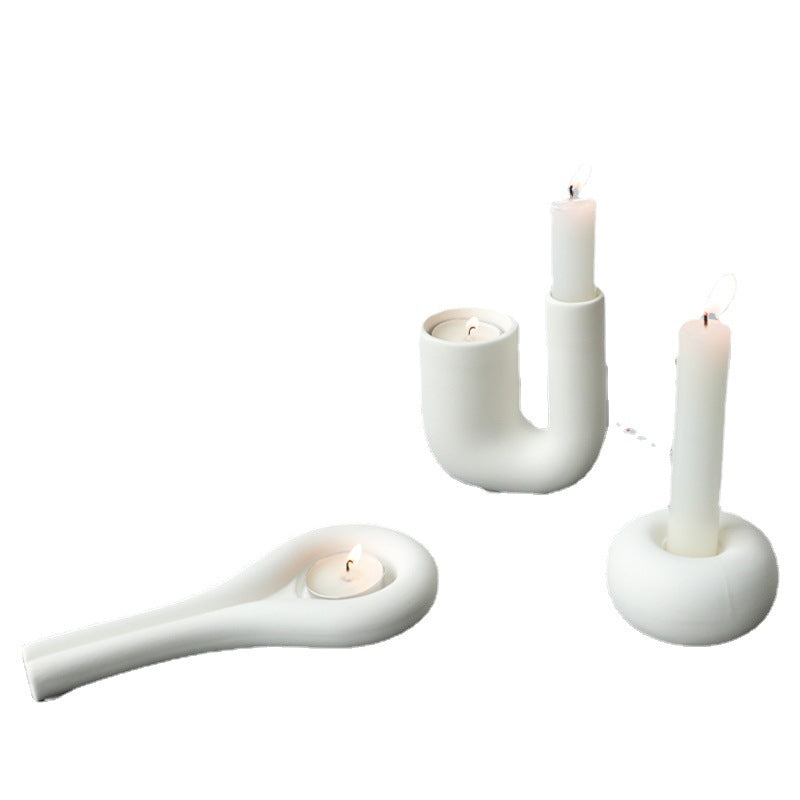 Ceramic candle holder
