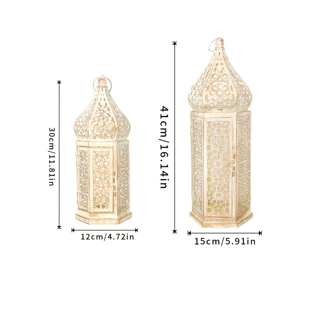 Moroccan Style Metal Lantern